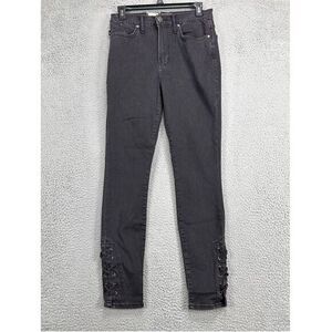 Rock Republic Legging Jeans Women 8M Black High Waist Roller Skinny‎ Ladies NEW